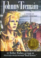 Johnny Tremain book cover
