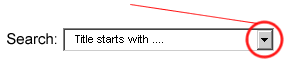 Catalog Dropdown