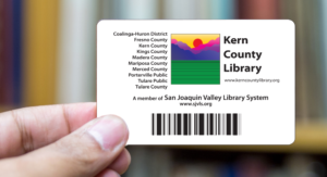 picture of a Kern County Library Card