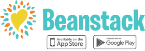 Beanstack available on the App Store or on android app on google play