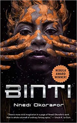 Book Cover "Binti" by Nnedi Okorafor