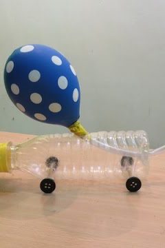 Art Style: Upcycle Art - Balloon Powered Car